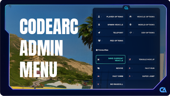 CodeArc Admin Menu preview
