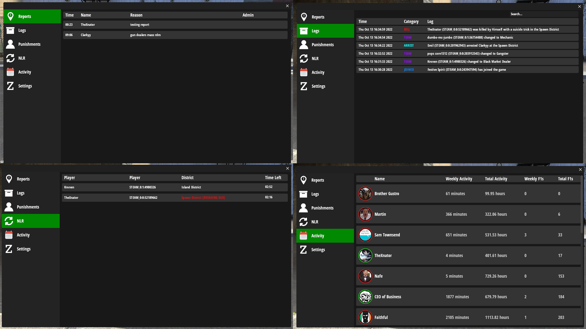 ZARP SSRP Admin Center preview